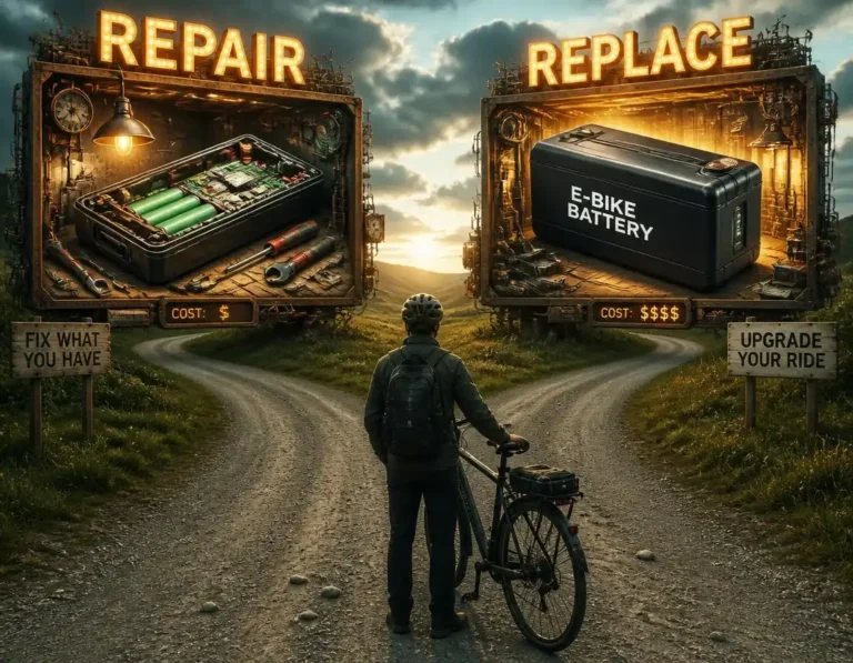 E-Bike Battery Repair vs Replacement