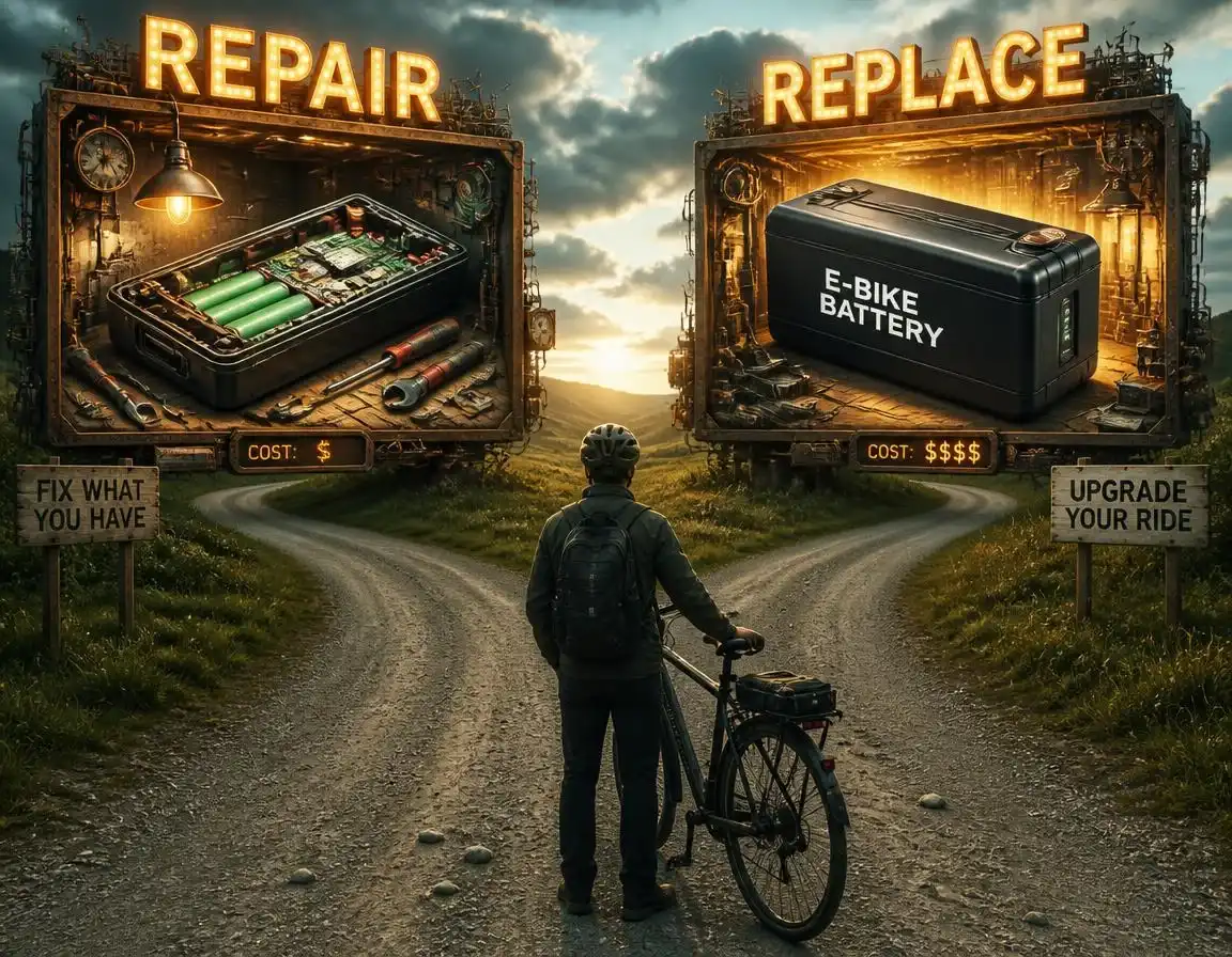 E-Bike Battery Repair vs Replacement