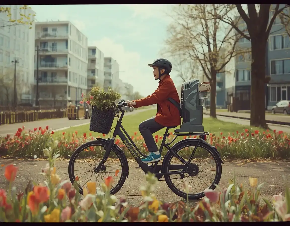 E-Bike Child Seat in the Netherlands