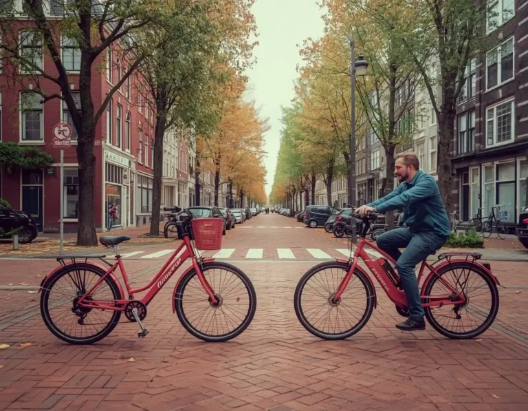 E-bike vs regular bike in the Netherlands
